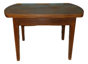 Vintage Extendable Dark Dining Table, 1960s