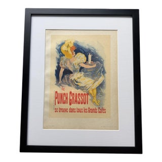 Jules Chéret 1896 Lithograph on Japan Paper — Le Punch Grassot, Les Maîtres De L’Affiche For Sale
