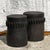 Vintage Boho Ebony Paddle Stump Low Stools - A Pair For Sale In West Palm - Image 6 of 10