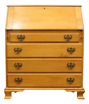 Pennsylvania House Independence Hall Collection Solid Maple Early American Traditional 34" Drop Front Secretary Desk 1573