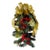 Handmade Christmas Holiday Swag With Gold Blown Glass Angel For Sale