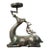 Late 19th Century Bronze Deer Oil Lamp With Inscription, 2300g, Archaic Style For Sale