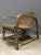 A well documented rare Dieckmann chair in very good condition, it has a beautifully made leather snake skin seat cushion....