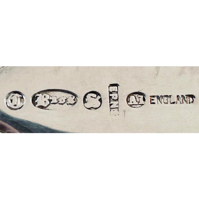 Early 20th Century Early 20th Century Large English Epns Serving Spoon For Sale - Image 5 of 6