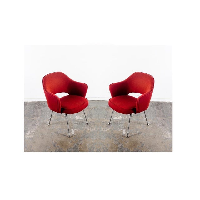 Ten Vintage Eero Saarinen Executive Chairs by Knoll | Chairish