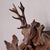 Rustic European Antique Black Forest Carved Cuckoo Clock With Stag Head on Top For Sale - Image 3 of 8