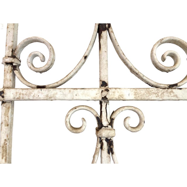 Antique Iron Architectural Door Detail For Sale In Los Angeles - Image 6 of 8