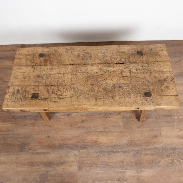 Rustic European Early 20th Century Rustic Coffee Table, Hungary For Sale - Image 3 of 12