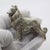 Vintage Italian Handmade Silver Large Collie Dog Figurine, Florence, 1970s For Sale - Image 3 of 13