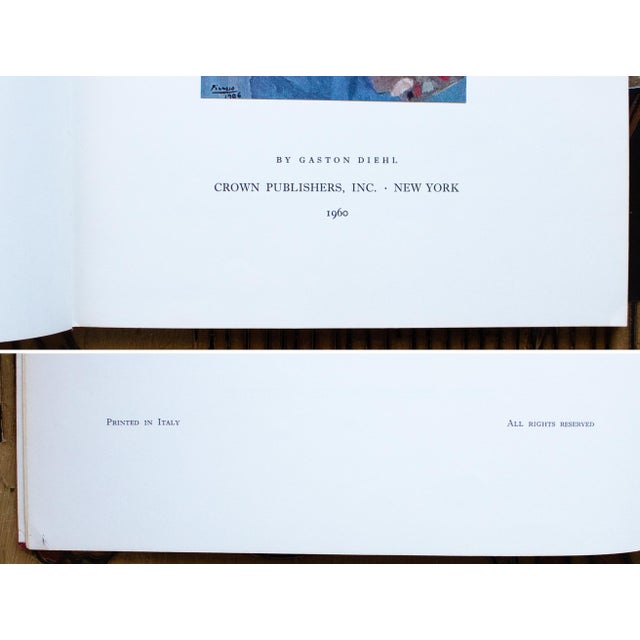 Paper 1960 "Picasso" by Gaston Diehl, First American Edition Art Book Printed in Italy For Sale - Image 7 of 18