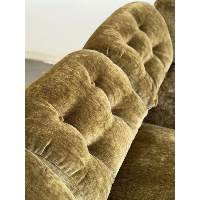 Limited Edition: Lugo Modular Sofa in Green Chenille For Sale - Image 14 of 18
