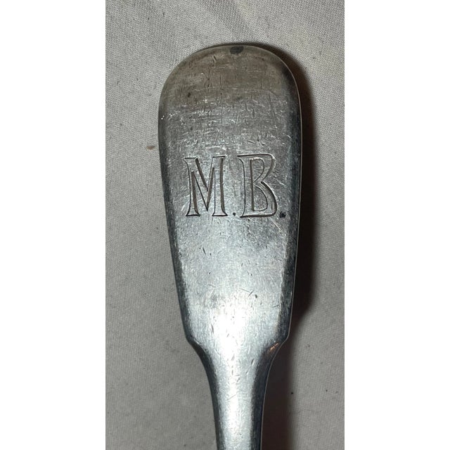 This large 1869 handmade 875 Moscow Russian silver spoon by Saziko is a true antique gem. Crafted with exceptional...