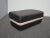 Mid-Century Modern Vintage Hancock & Moore Brown & Tan Leather Ottoman on Castors ~ Bench #2 For Sale - Image 3 of 13