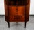 Mid Century Danish Modern Corner Cabinet Rosewood Bar Denmark Drawers Locking For Sale - Image 10 of 12