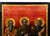 Antique Greek Eastern Orthodox Religious Painted Icon Egg Tempera 3 Saints 1780 For Sale - Image 4 of 15