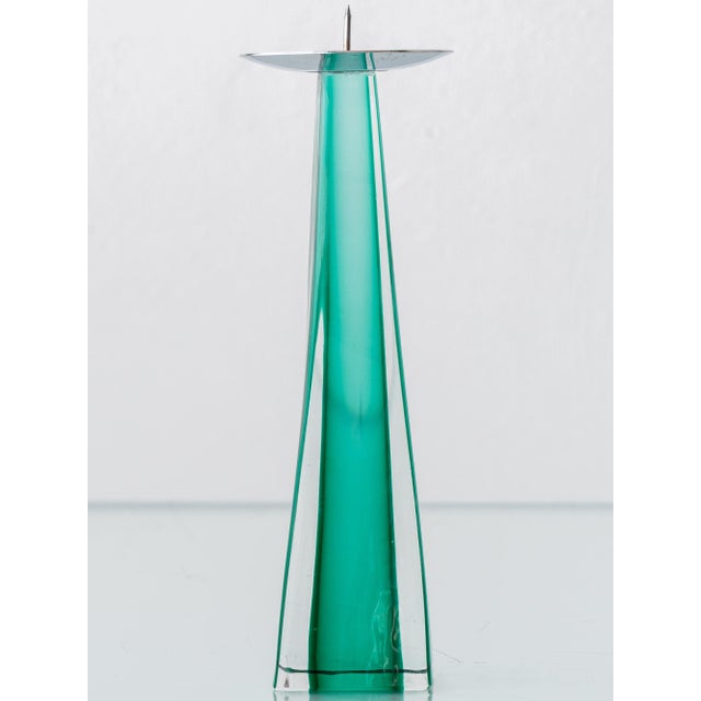 Murano Glass Candlestick by Giuliano Tosi, 2001 For Sale - Image 6 of 17