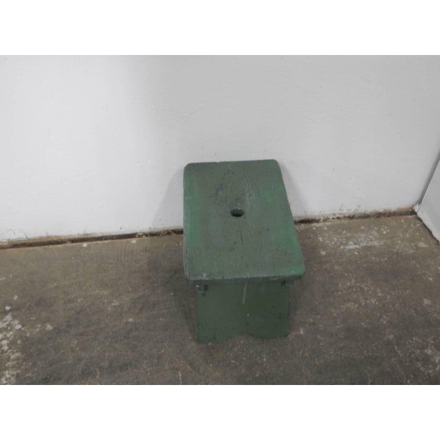 Fir Wood Stool, 1960s For Sale - Image 4 of 11