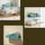 Vintage Teal Wood Wall Shelf-Cottage-Farmhouse Display-Bathroom-Kitchen-Coastal For Sale - Image 11 of 11