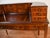 Brown 1930s Weiman English Regency Mahogany Inlaid & Leather Top Carlton Writing Desk For Sale - Image 8 of 17