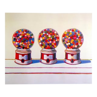 Wayne Thiebaud Pop Art Lithograph Print Museum Poster " Three Machines " 1963 For Sale