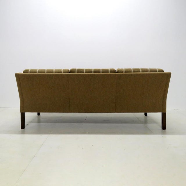 Wood Børge Mogensen 3-Seater Sofa Model 2223 for Fredericia, 1963 For Sale - Image 7 of 10