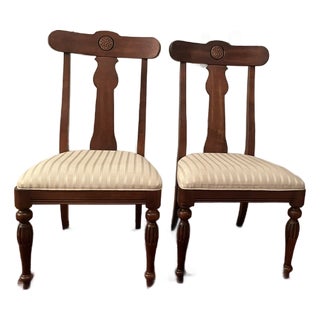 Ethan Allen British Classics Dining Side Chairs - Set of 2 For Sale