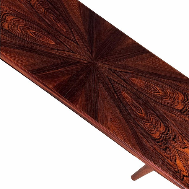 Mid-Century Modern Vintage Danish Rosewood Coffee Table For Sale - Image 3 of 7