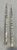 Vintage pair of Lucite taper "candles" embedded with silver foil flakes. These are for decorative purposes only - and...