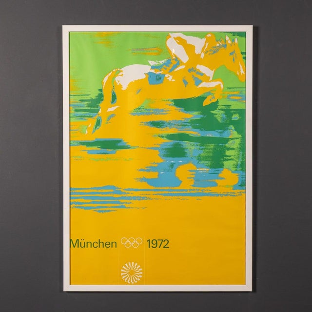 1970s Vintage German Framed Olympic Posters, 1972, Set of 5 For Sale - Image 5 of 18
