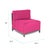 Textile Axis Chair Regency Fuchsia Titanium Frame For Sale - Image 7 of 7