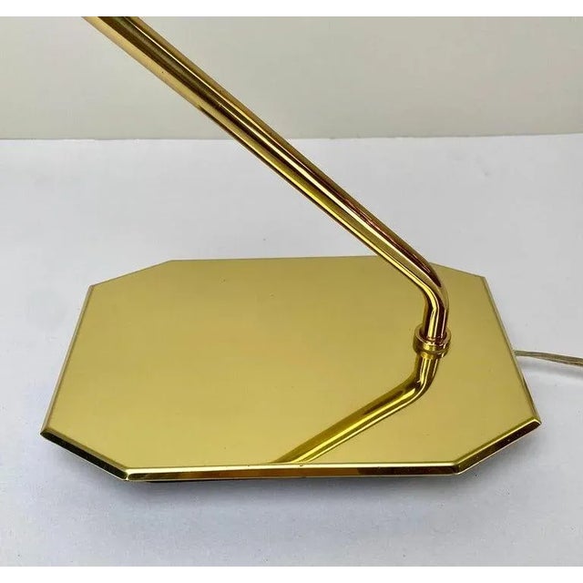 Mid-Century Modern Mid-Century Modern Rare Koch & Lowy Adjustable Pharmacy Brass Desk Lamp, a Pair For Sale - Image 3 of 12