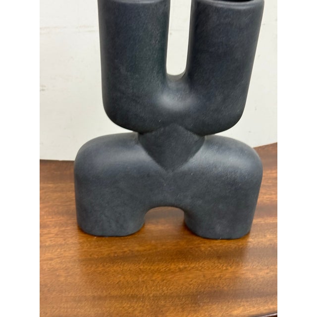 2020s 101 Copenhagen Cobra Double Mini Vase, Black For Sale - Image 5 of 12
