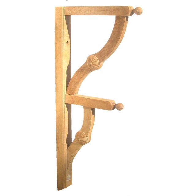 Large Vintage Wood Architectural Elements / Brackets, Pair For Sale In Tulsa - Image 6 of 10