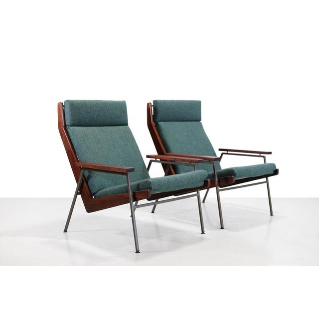 Teak Lotus Lounge Chairs by Rob Parry for Gelderland, 1950s, Set of 2 For Sale - Image 3 of 7