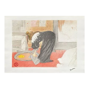 1995 Toulouse-Lautrec (After) Elles, Femme Au Tub Lithograph