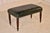 19th Century 19th Century English Mahogany Leather Bench For Sale - Image 5 of 8