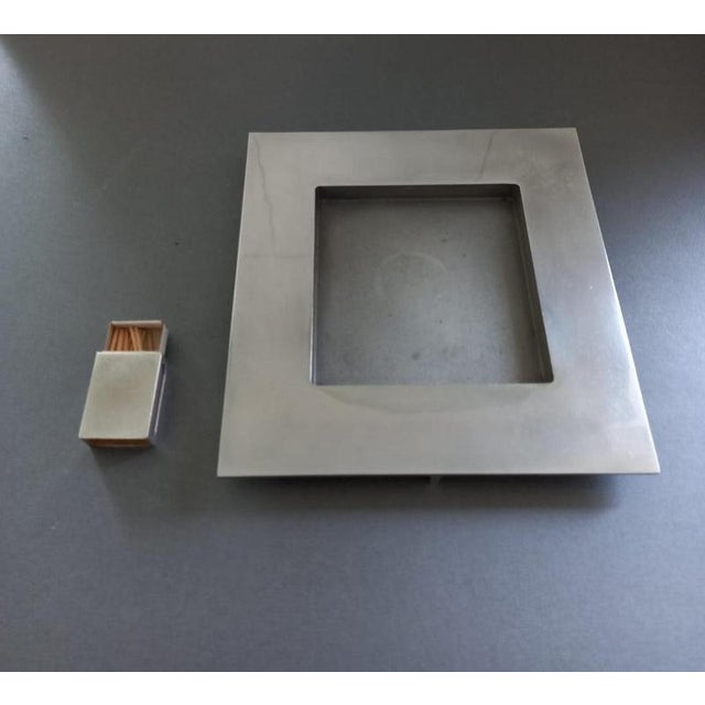 Cast Aluminum Ashtray by Ettore Sottsass for Il Sestante, 1962 For Sale - Image 3 of 3