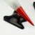 1960s Mid-Century Red and Black Acrylic Glass Cone Wall Lamps, 1960s, Set of 2 For Sale - Image 5 of 13
