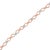 10K Rose Gold Plated .925 Sterling Silver 1/2 Cttw Diamond Infinity Link Tennis Bracelet For Sale - Image 4 of 7