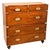 Military Campaign Camphor Wood Chest of Drawers, 1860 For Sale - Image 3 of 16