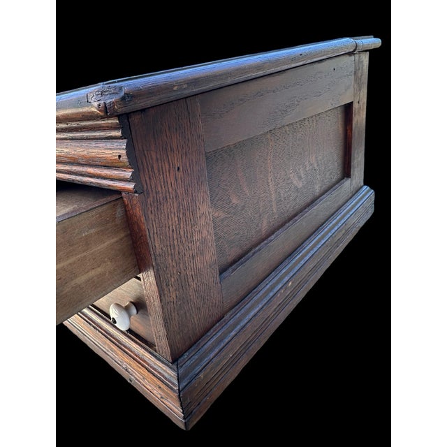 Brown 19th Century Schoolmaster’s Desktop Desk / Display Object For Sale - Image 8 of 12