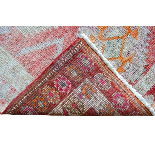 Kurdish Herki Hand-Knotted Distressed Runner For Sale - Image 12 of 12