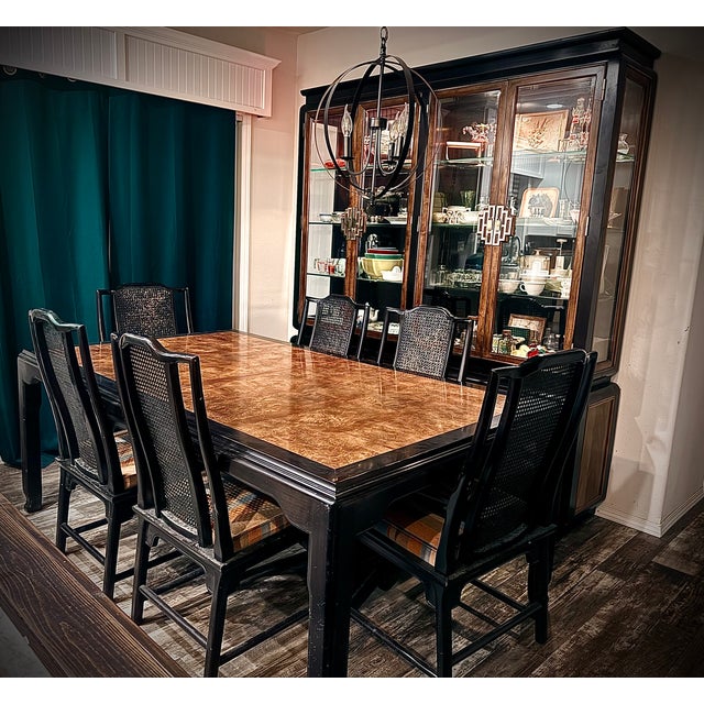 1980s Century Furniture Chin Hua China Cabinet by Raymond Sobota For Sale - Image 15 of 15