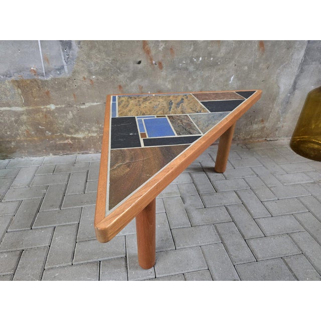 Mid-Century Modern Teak Coffee Table by L. Sallingboe for Jelling Keramik, Denmark, 1970s For Sale - Image 4 of 12