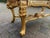 1950s French Gilt Beech Off-White Leather Bench For Sale - Image 11 of 16