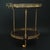 Serving Bar Cart with Removable Tray in Brass, Glass and Goat Skin by Aldo Tura, 1950s For Sale - Image 18 of 18