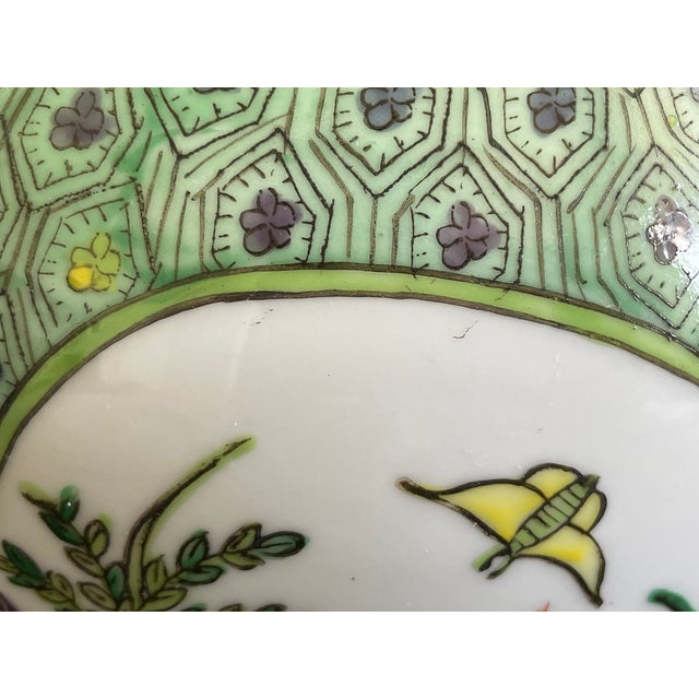 Chinese Famille Verte Porcelain Ginger Jar With Lotus Pond Scenery For Sale - Image 14 of 15