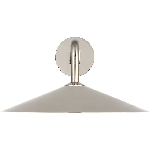 Ponce 9" Articulating Sconce in Polished Nickel with Polished Nickel Shade Designer: Amber Lewis Finish: Polished Nickel...