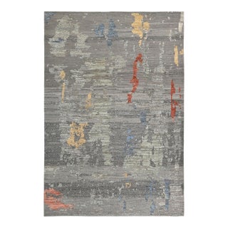 Hand Knotted Wool Pile Modern Design Rug. 8'9" X 12'3" For Sale