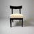 Neoclassical Pair of Klismos Early 19th Century Ebonized Side Chairs For Sale - Image 3 of 9